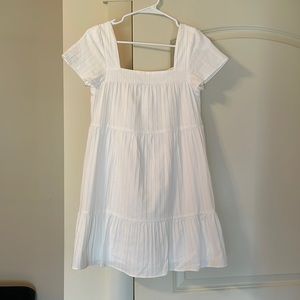 white mini sundress